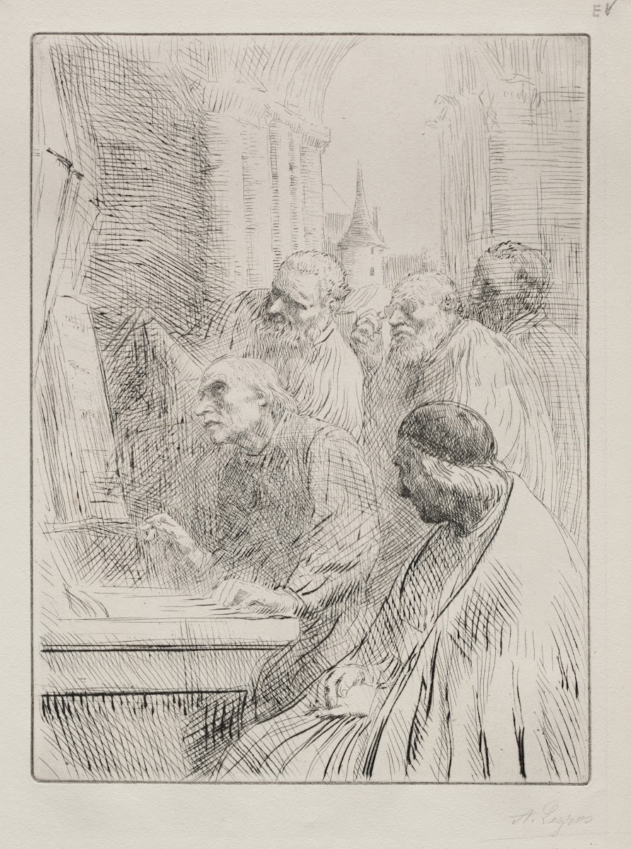 The Monks in Church c 18571911