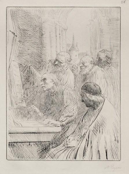 The Monks in Church c 18571911
