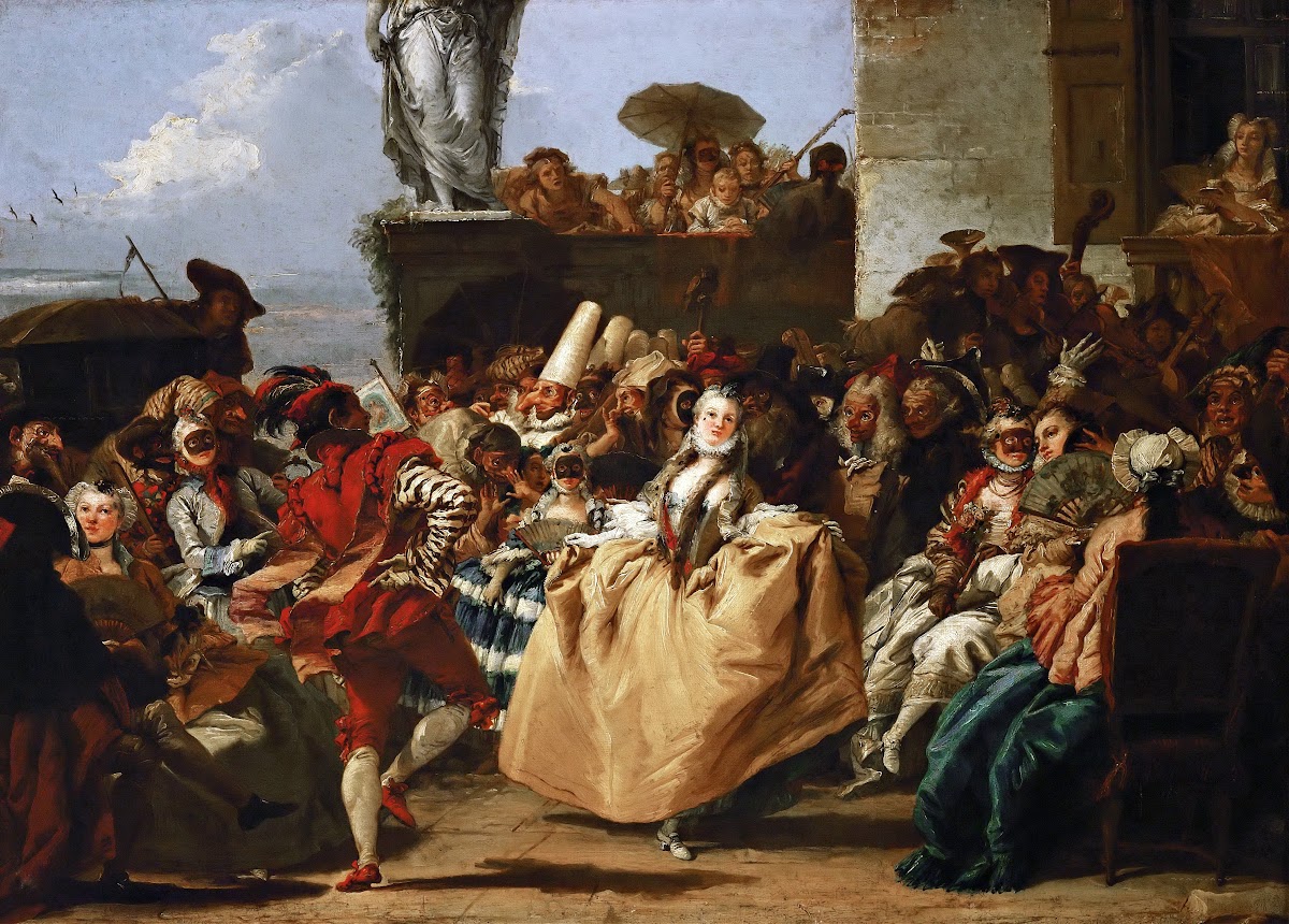 Carnival Scene Or The Minuet 1754 55