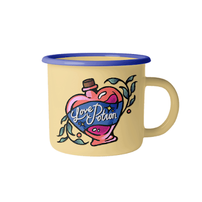 Love Potion: Enamel Mug