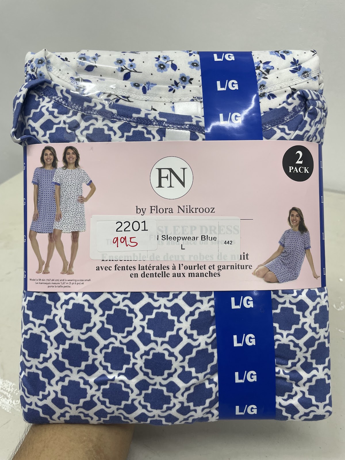 FN Sleepwear Blue L #2201