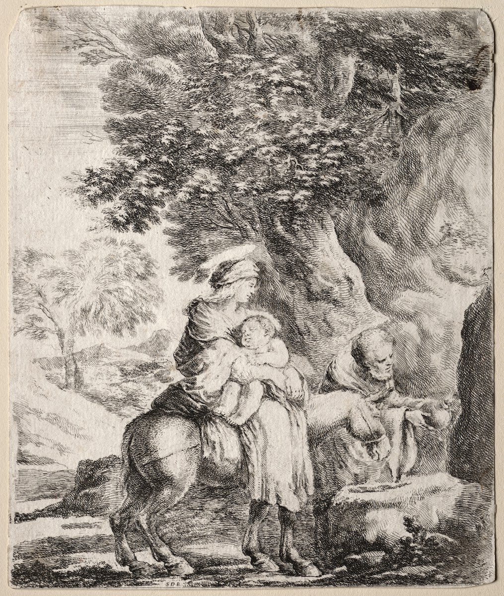 Flight into Egypt c 1662