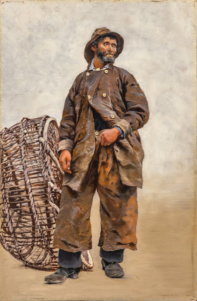 Fisherman with Basket 1881