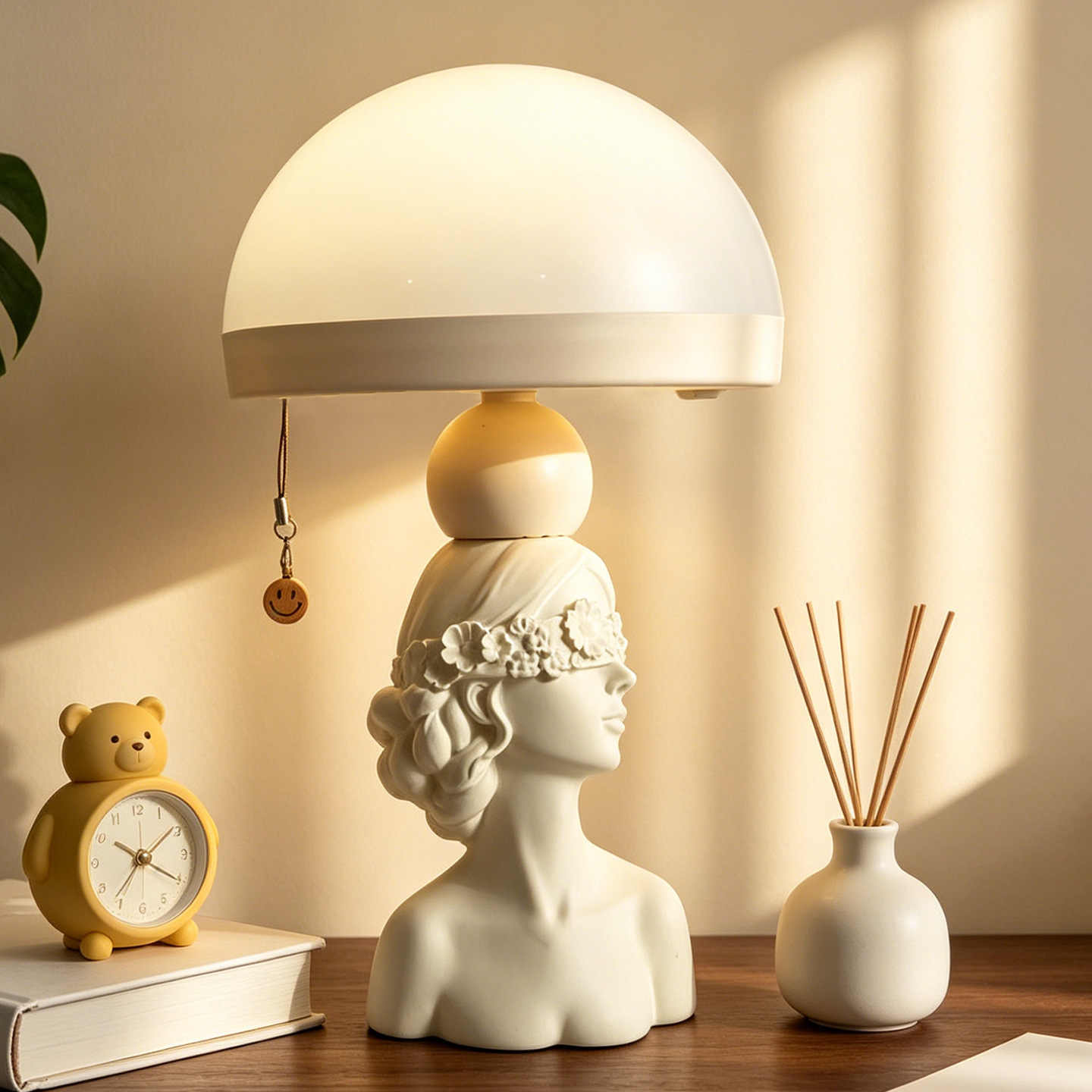 Jellyfish Table Lamp, French, Vintage Style