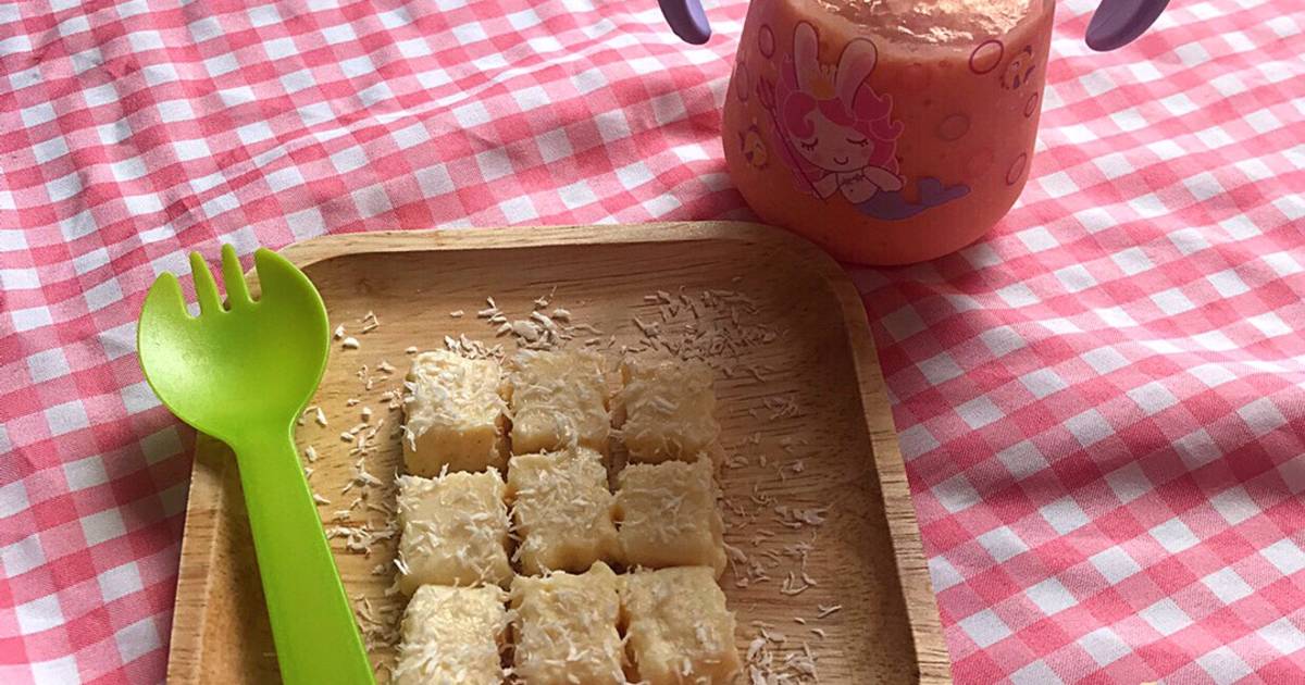 BÁNH SỮA RẮC VỤN DỪA (món phụ cho bé)