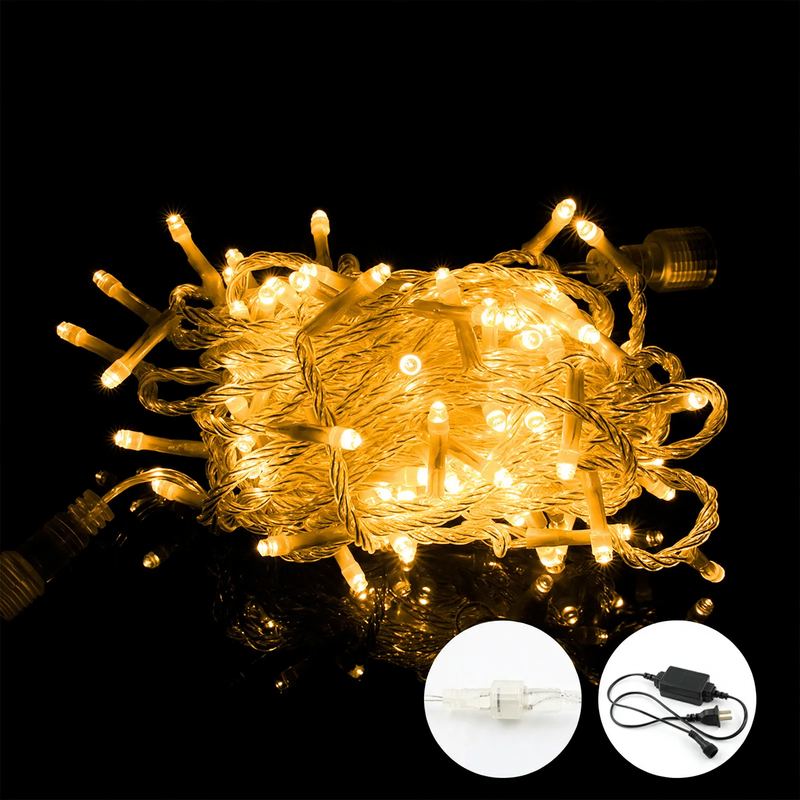 LED light string for indoor and outdoor use