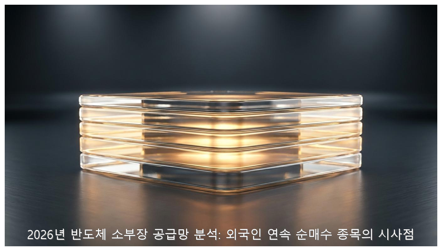2026년 반도체 소부장 공급망 분석: 외국인 연속 순매수 종목의 시사점 핵심 안내 및 분석 인포그래픽 (6)