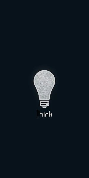Minimalism, Light Bulb, Simple Background, Digital Art, Typography 4K Wallpaper Background