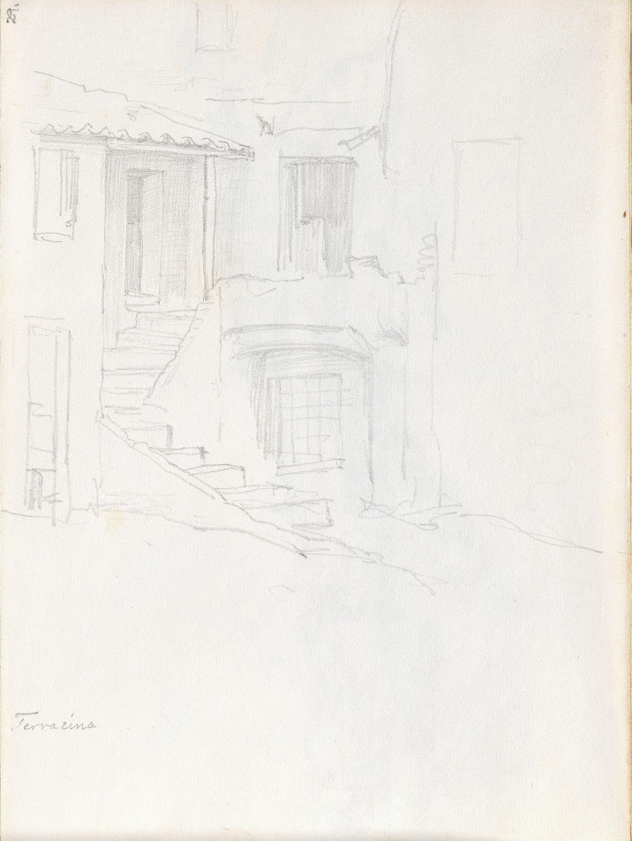 Bebyggelse i Terracina 1842