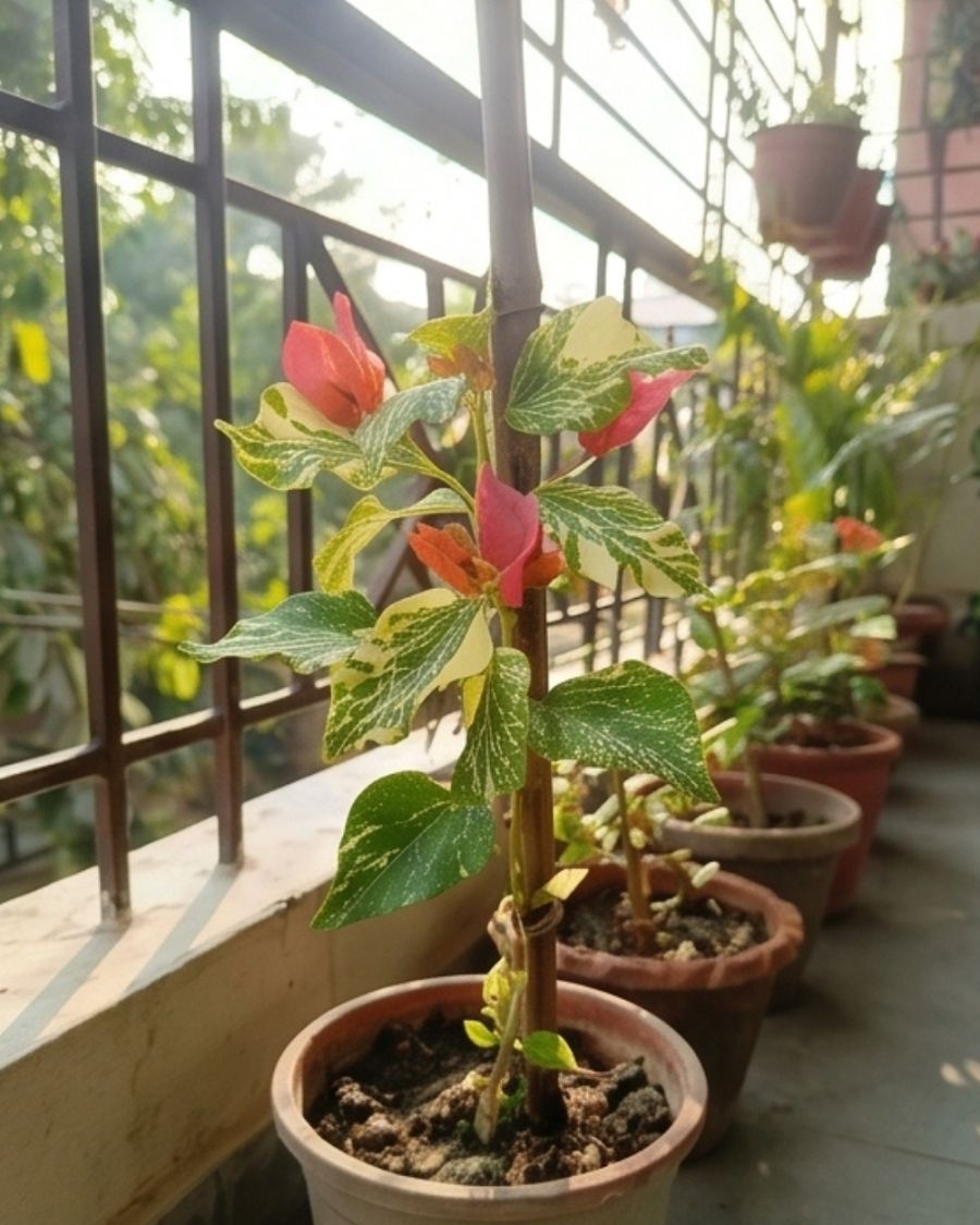 Imported Tiger Marble Bougainvillea Plant — view 5
