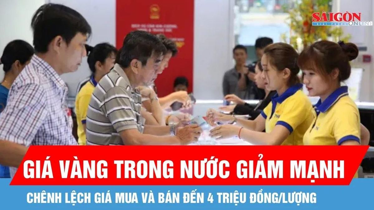 Sáng 17-7, giá vàng trong nước giảm mạnh - Báo Sài Gòn Giải Phóng