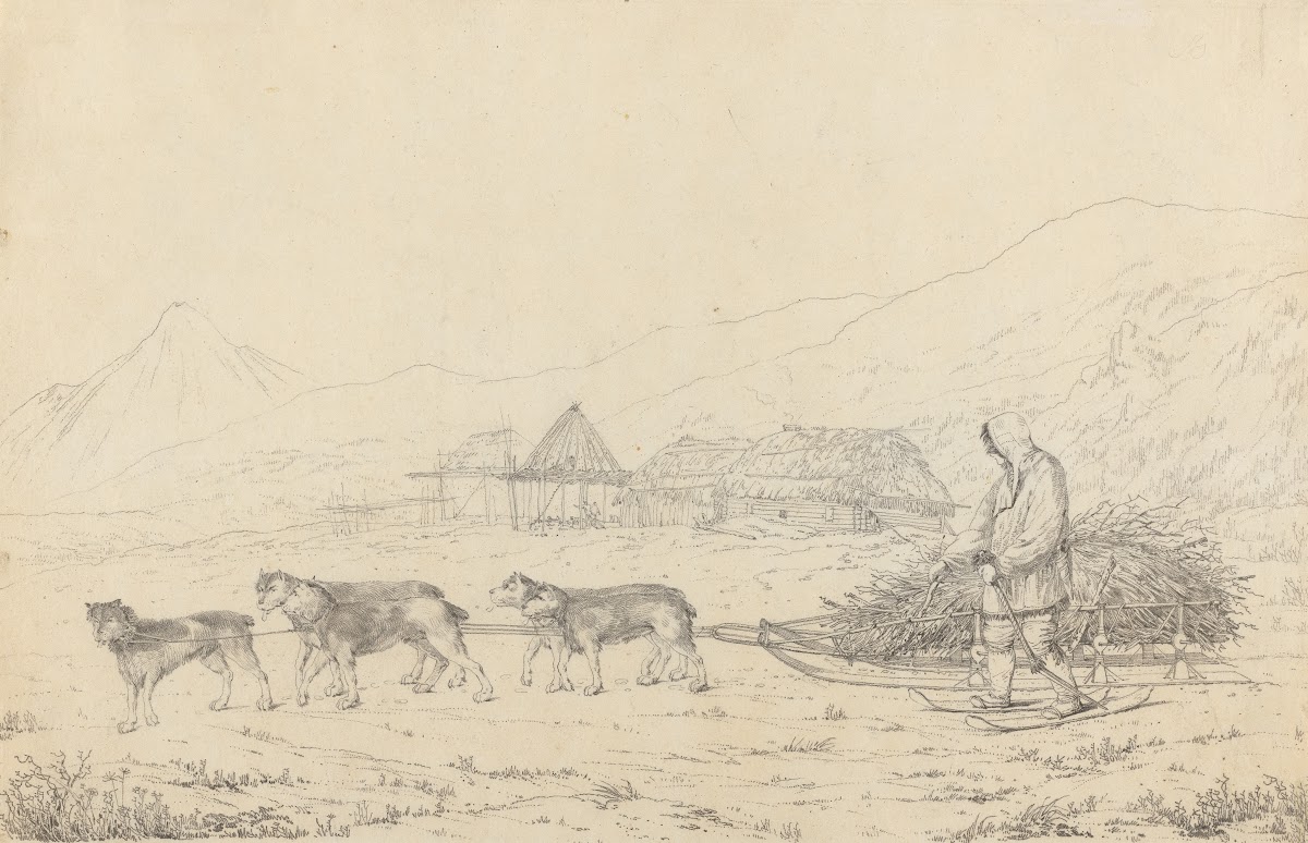 The Narta or Sledge for Burdens in Kamtschatka 1789