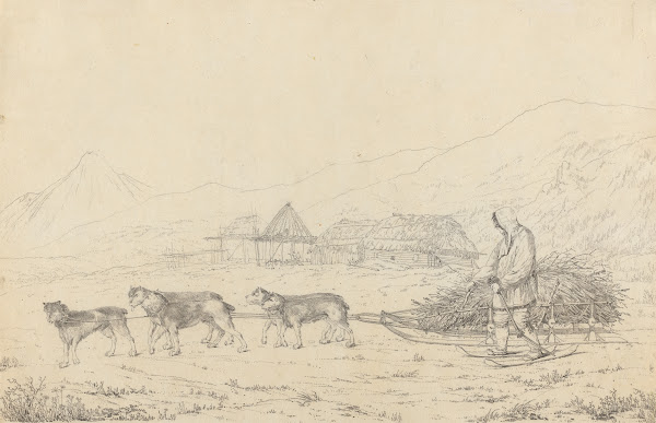 The Narta or Sledge for Burdens in Kamtschatka 1789