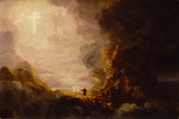 The Pilgrim of the Cross at the End of His Journey study for series The Cross an
