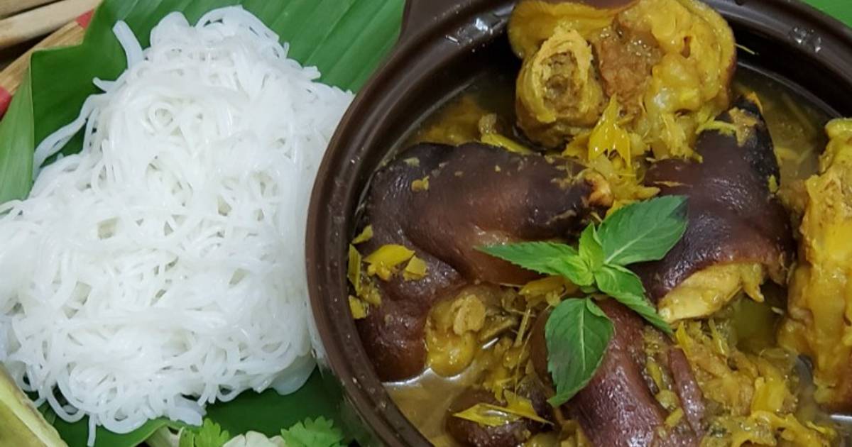Móng giò giả cầy ngày thu