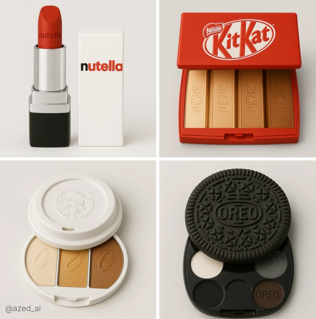Fotografía moderna de productos de maquillaje de lujo