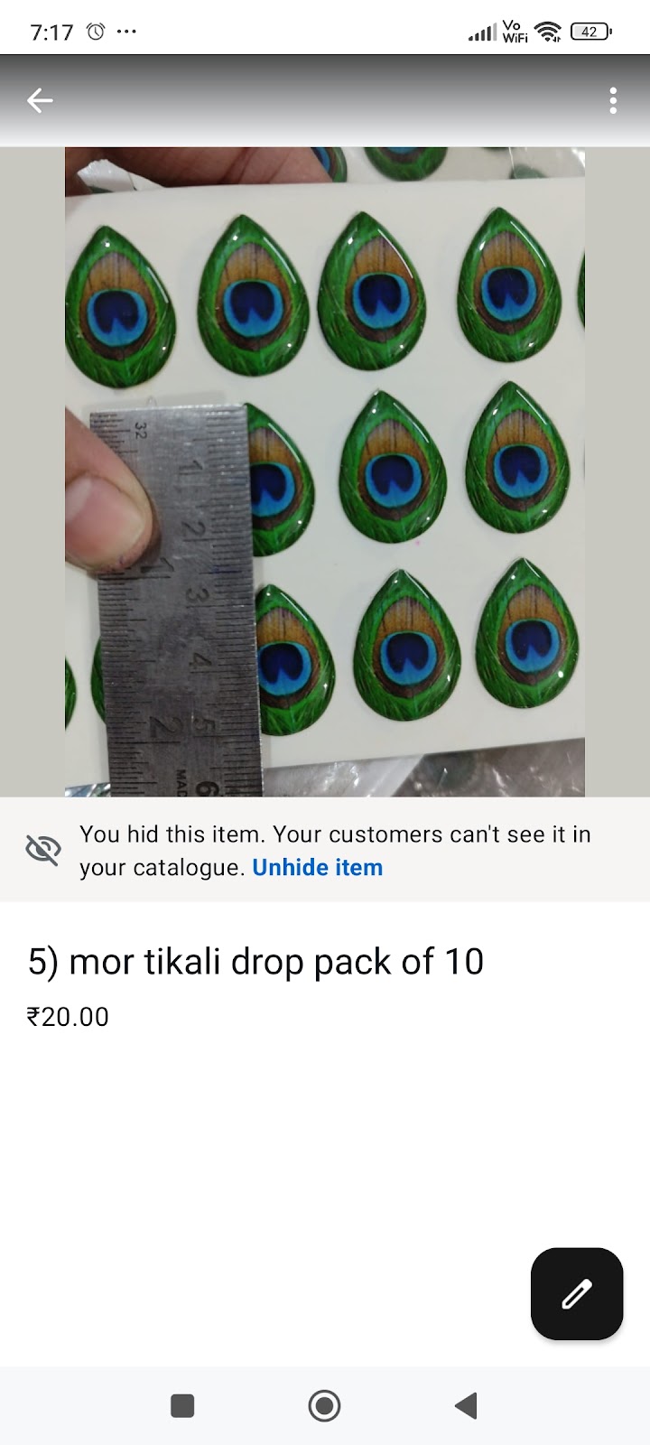 Mor Tikali 5 (Pack Of 10)