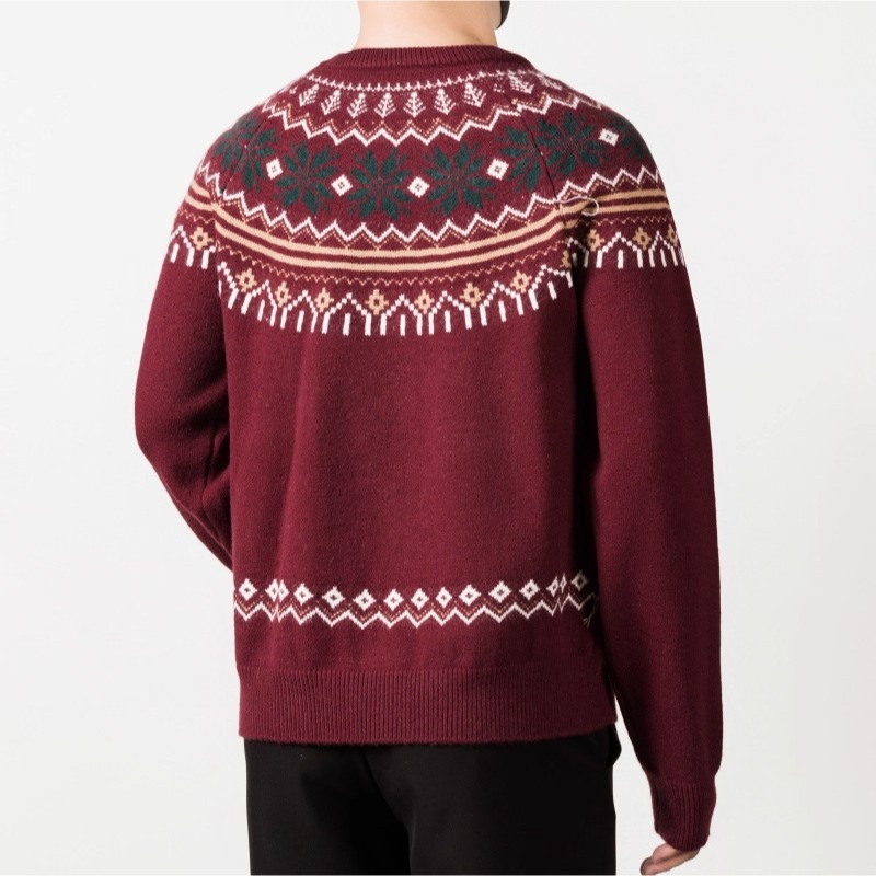 Vintage Fair-Isle Knit Sweater