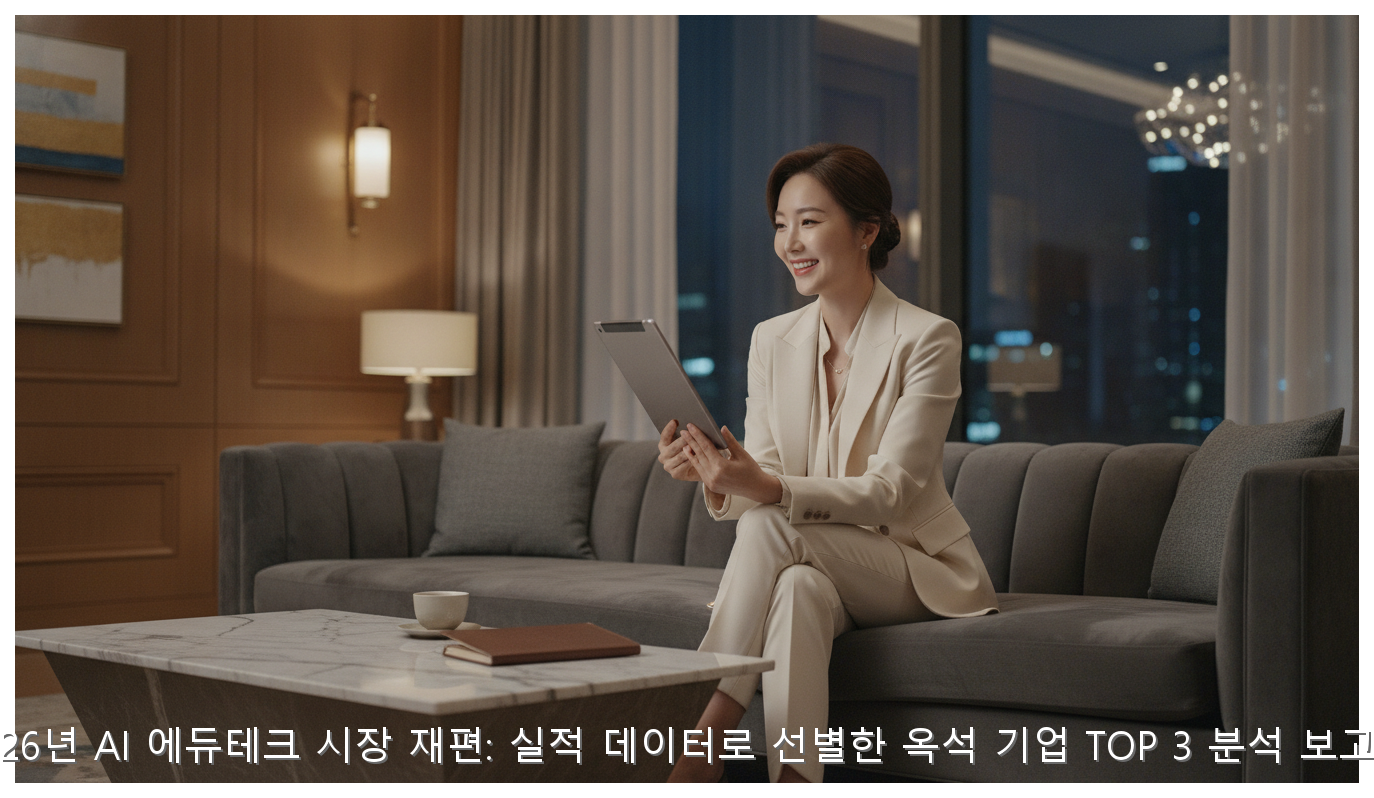 2026년 AI 에듀테크 시장 재편: 실적 데이터로 선별한 옥석 기업 TOP 3 분석 보고서 핵심 안내 및 분석 인포그래픽 (4)