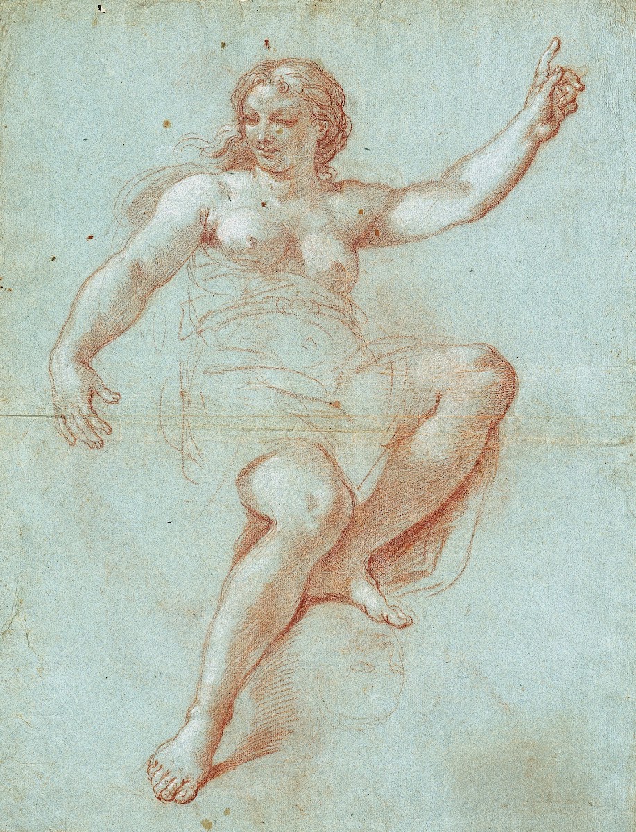 Study for the Figure of Aurora 1680s