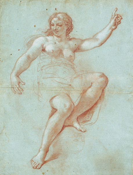 Study for the Figure of Aurora 1680s