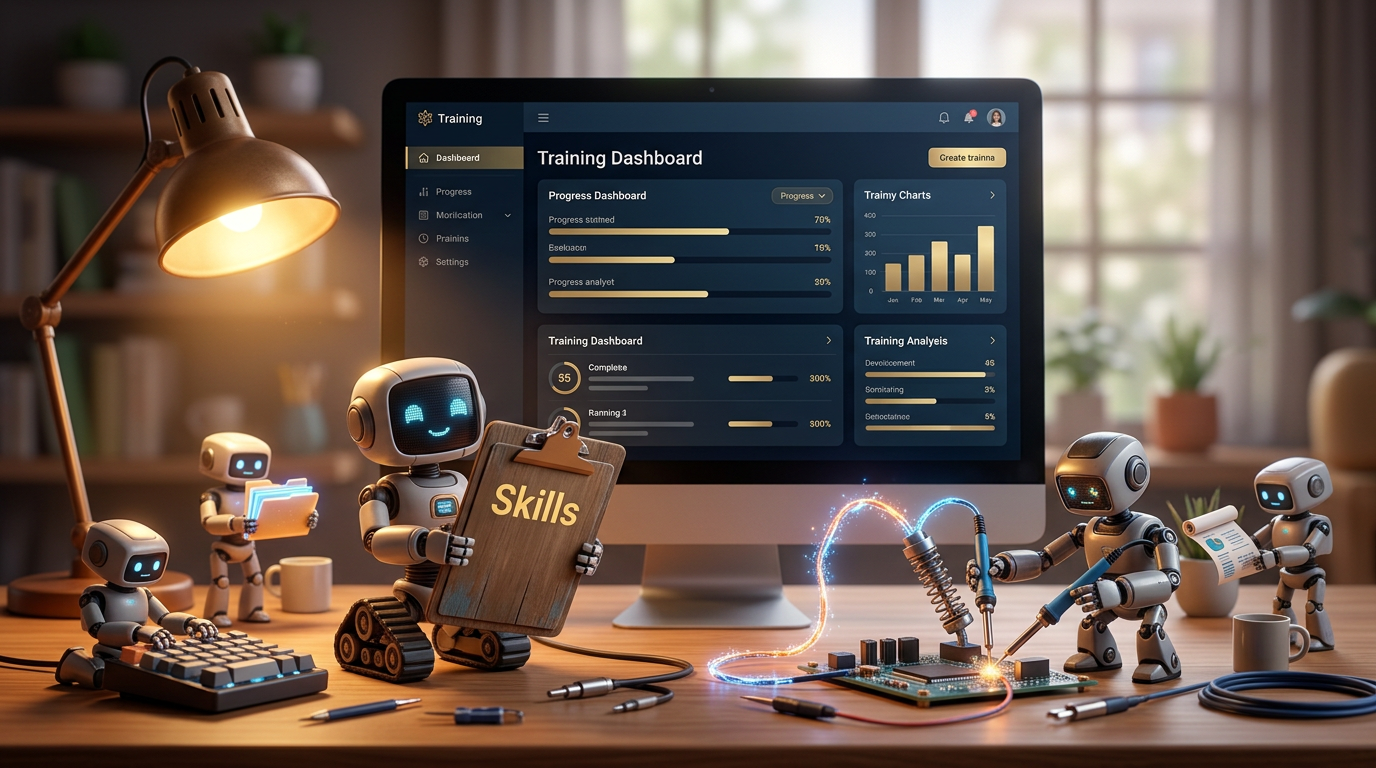 Training portal dashboard