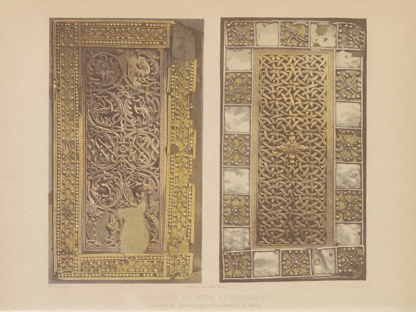 Couverture de sacramentaire de la cathédrale de Monza 1859 1864