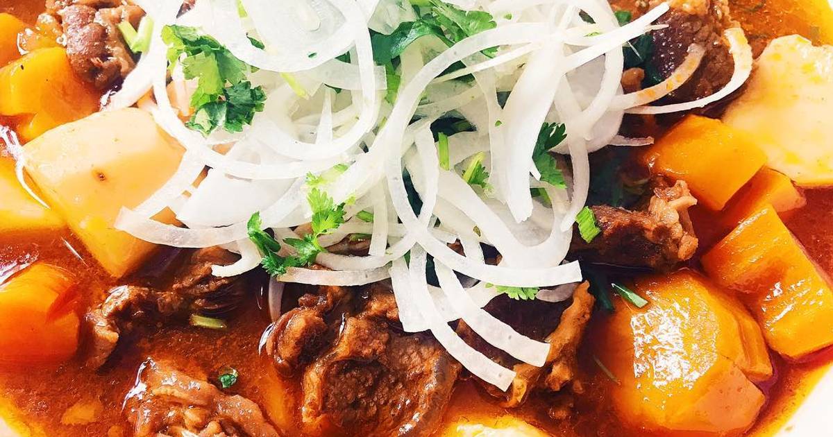Bò kho khoai tây, cà rốt
