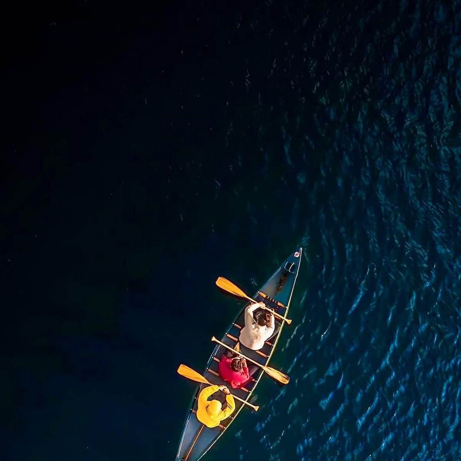Download Canoeing, Water Sport, Aerial View, Recreation Full HD iPhone