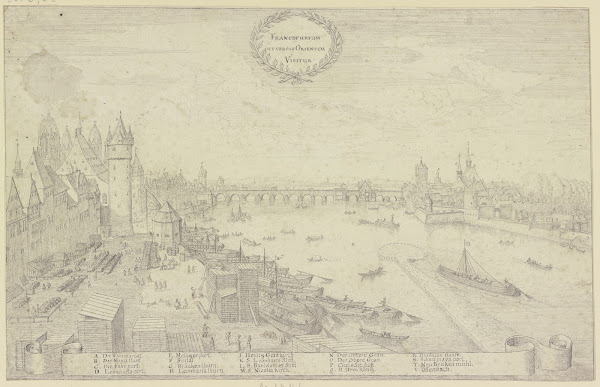 Ansicht von Frankfurt am Main ca 1646