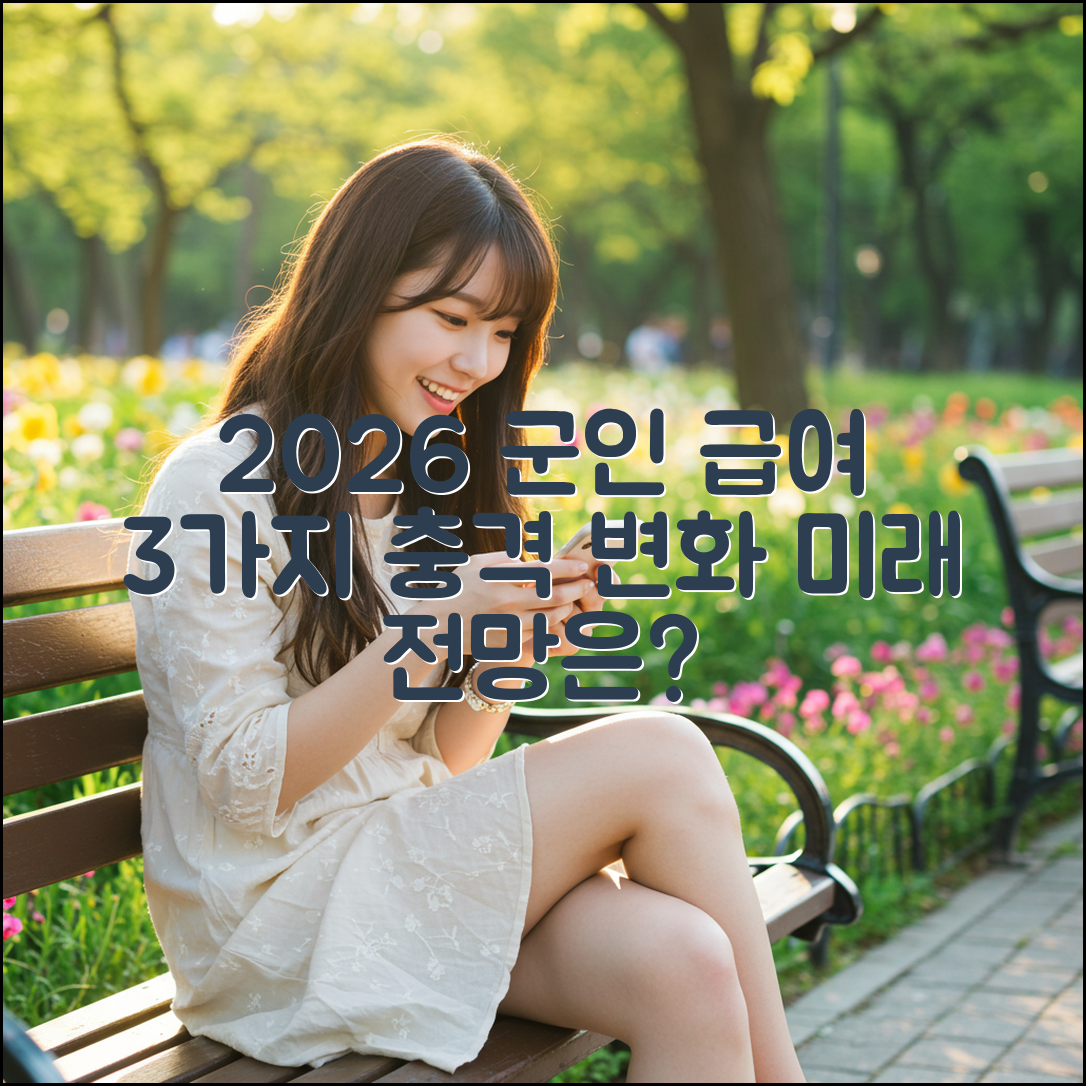 2026 군인 월급 인상: 3가지 변화와 전망