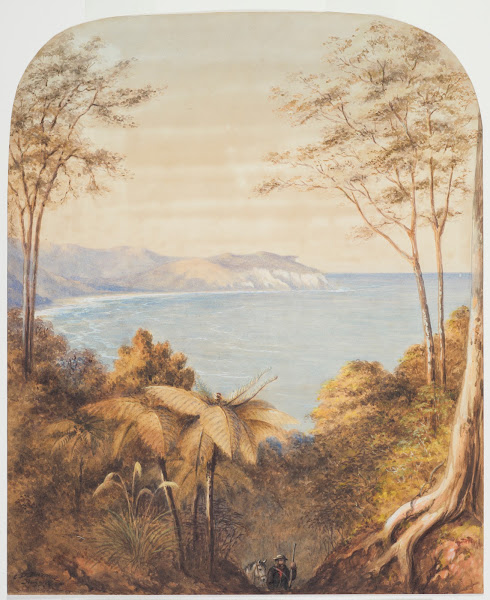 Untitled New Zealand seascape 1863