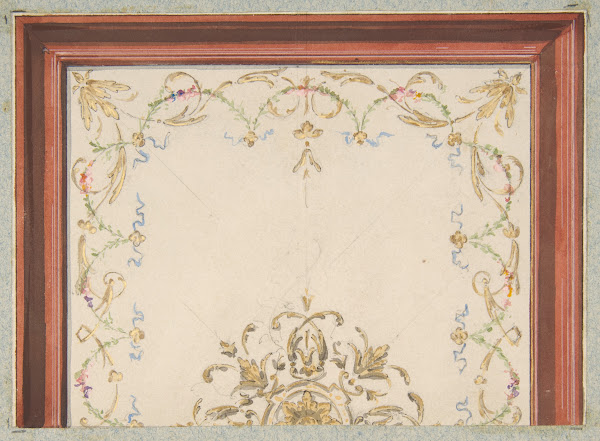 Design for a ceiling 19th Century