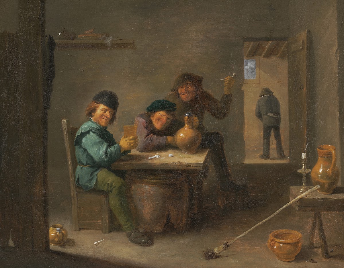 Peasants in a Tavern c 1633