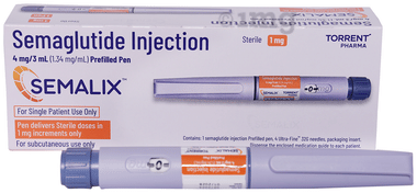 Semalix 4mg Prefilled Pen (For 1 mg Dose) box of 1 injection