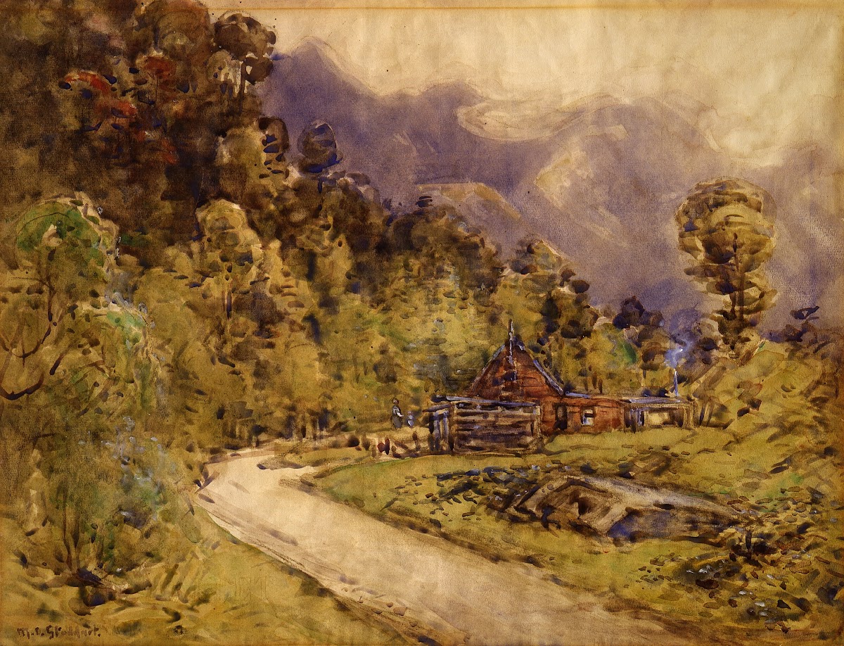 Old cottage Arthurs Pass 1920s