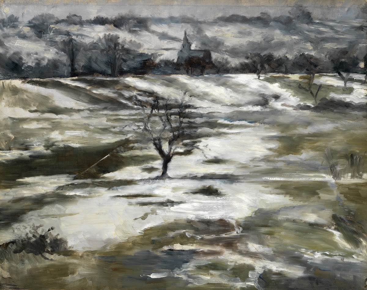 Taunuslandschaft im Vorfrühling 1875