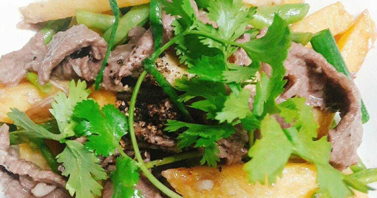 Bò xào khoai tây