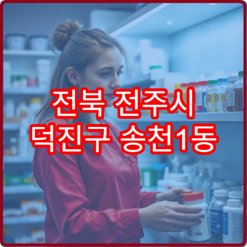 전북 전주시 덕진구 송천1동 일요일 당직 약국 영업하는 약국 안내