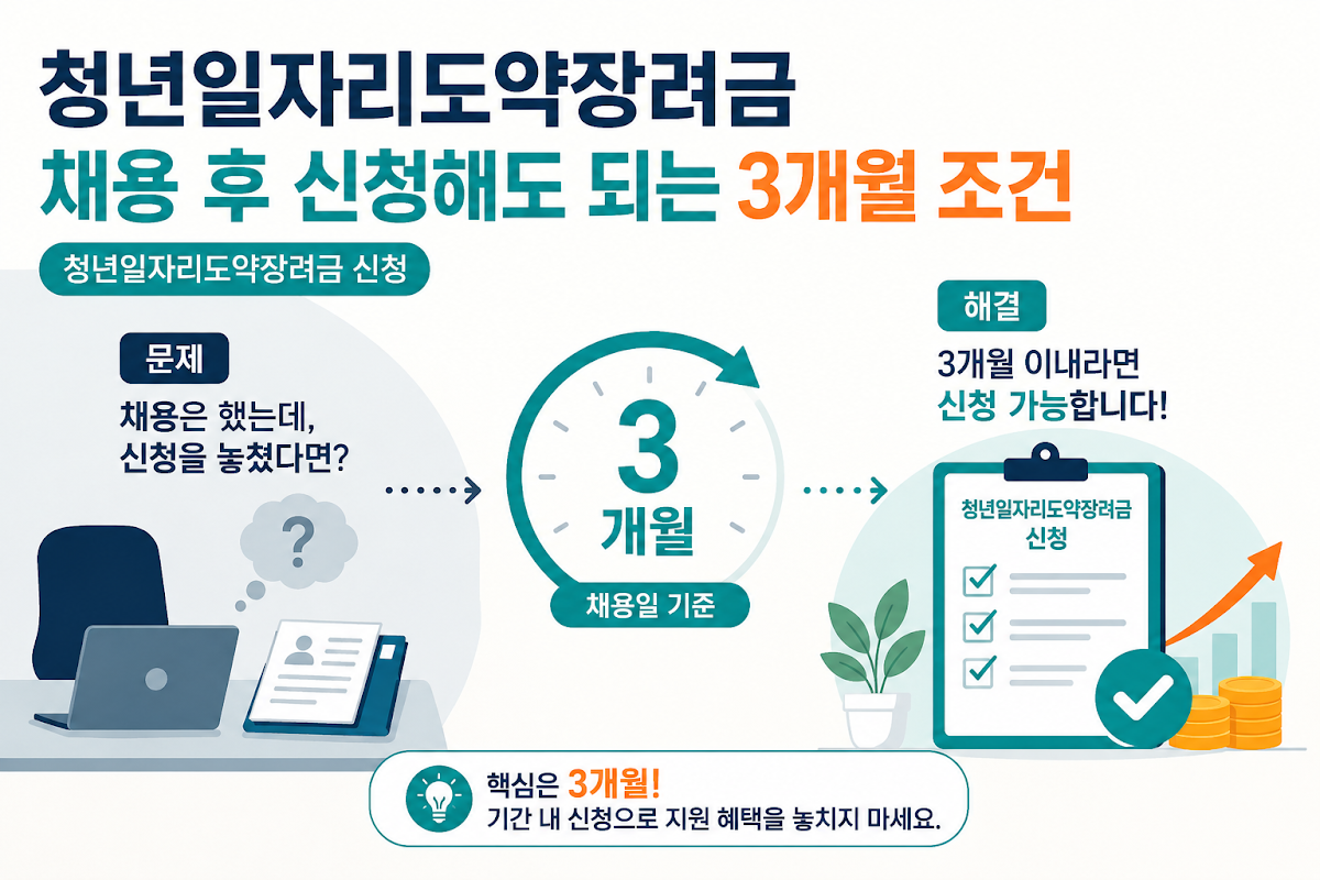 청년일자리도약장려금 신청 핵심 확인사항 요약