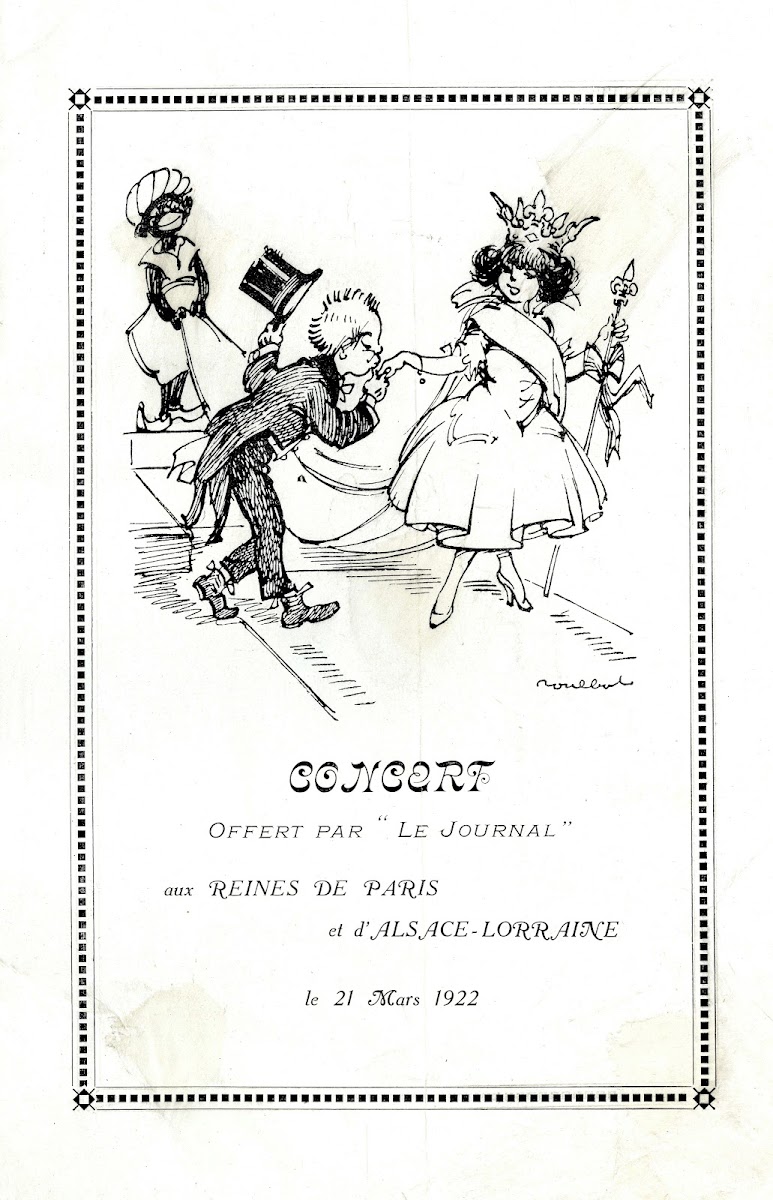 Concert offert par le journal 1922