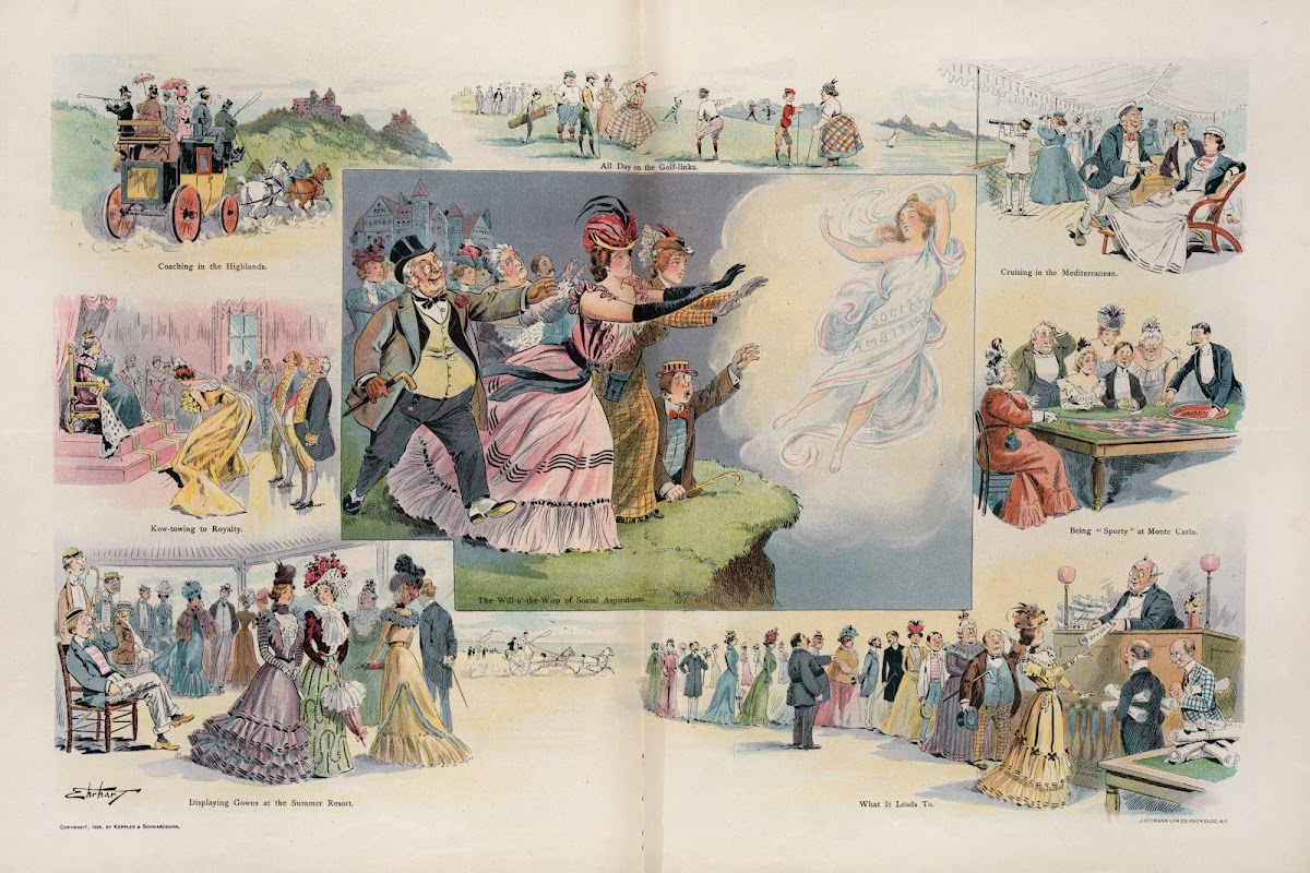 The decay of home life among the smart set 1899