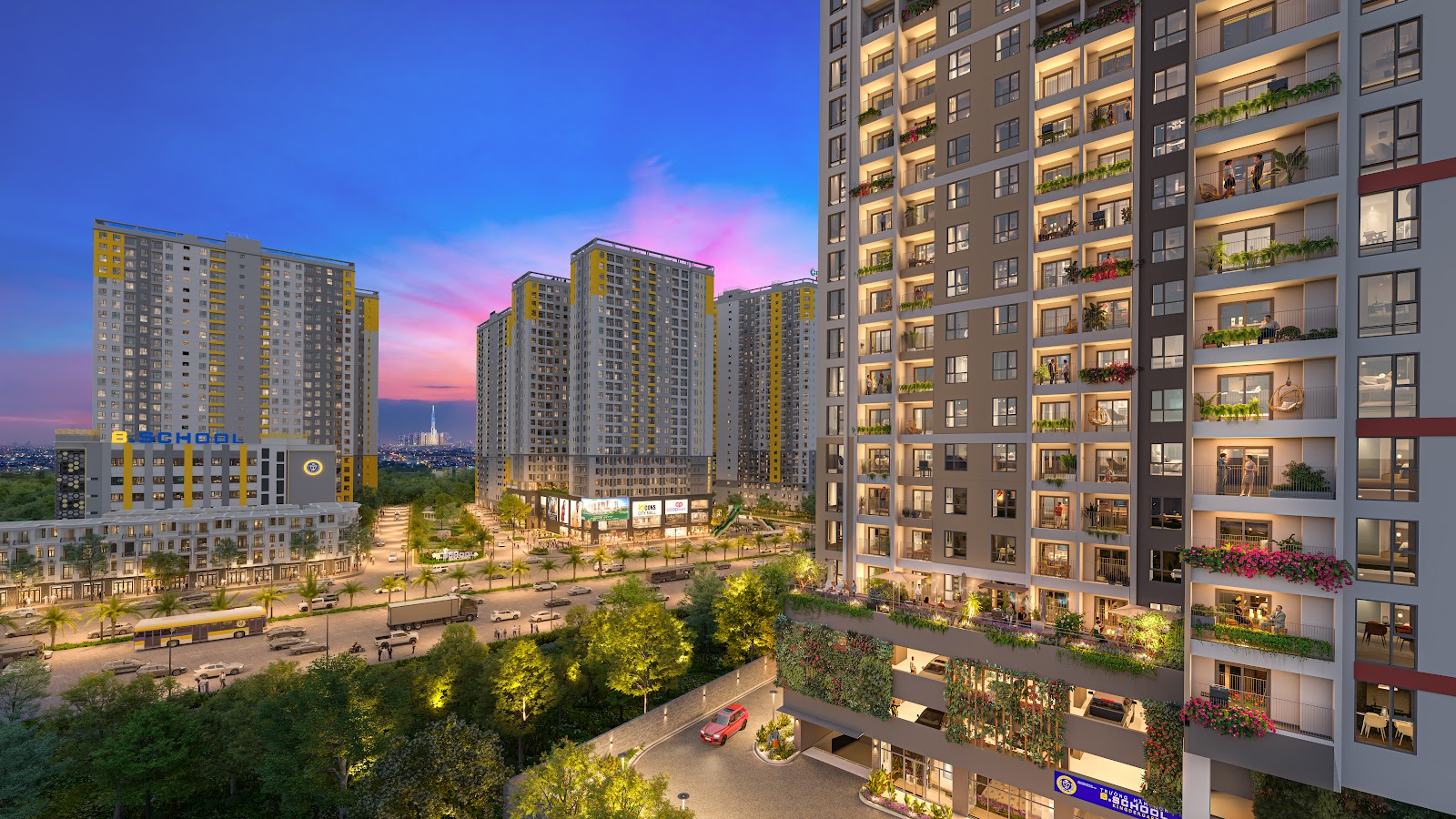 Toàn cảnh hệ sinh thái Bcons City và Bcons Aria