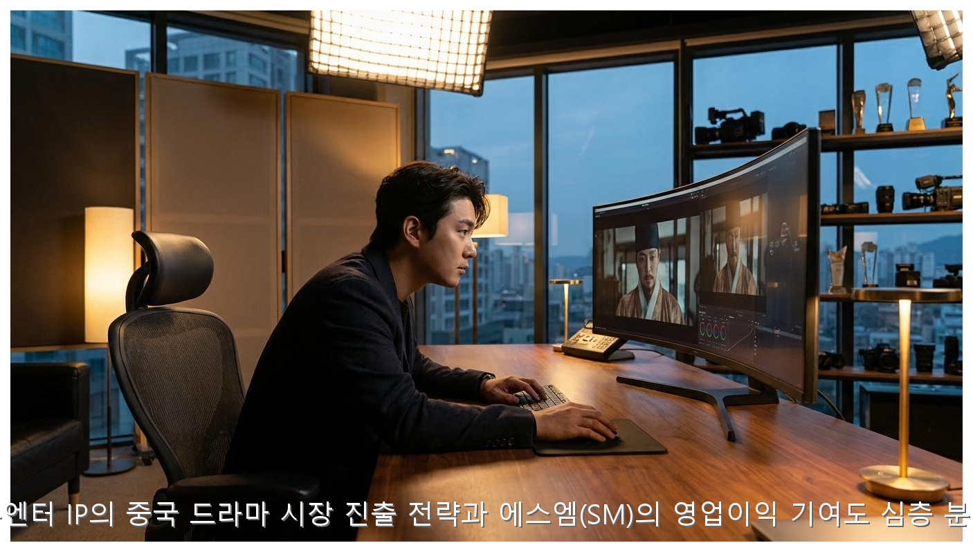 K-엔터 IP의 중국 드라마 시장 진출 전략과 에스엠(SM)의 영업이익 기여도 심층 분석 핵심 안내 및 분석 인포그래픽 (2)