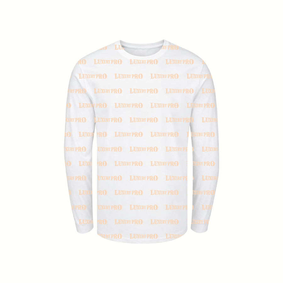 AOP Universal Long Sleeve T Shirt with Collar