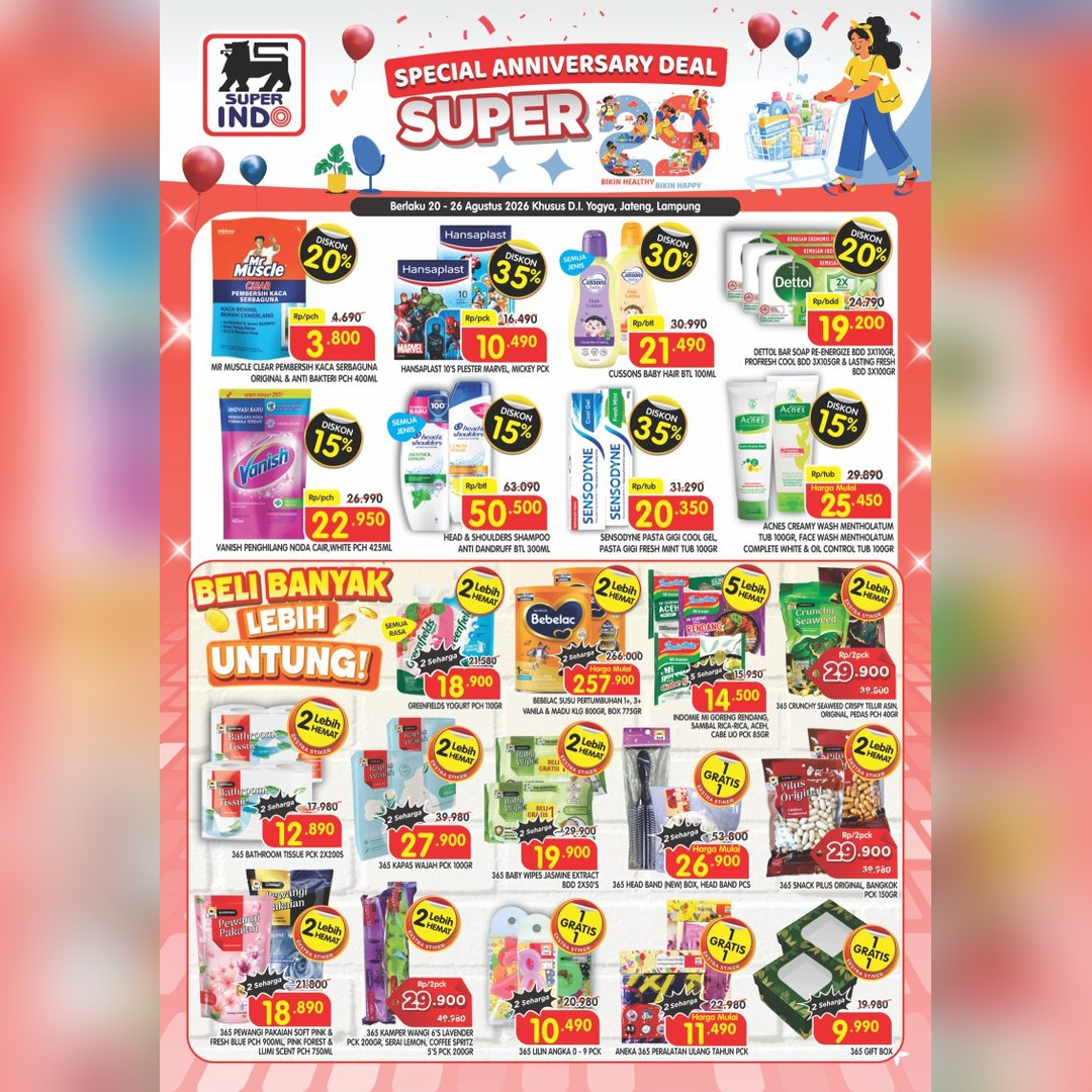 Katalog Super Hemat Yogya, Jateng, Lampung