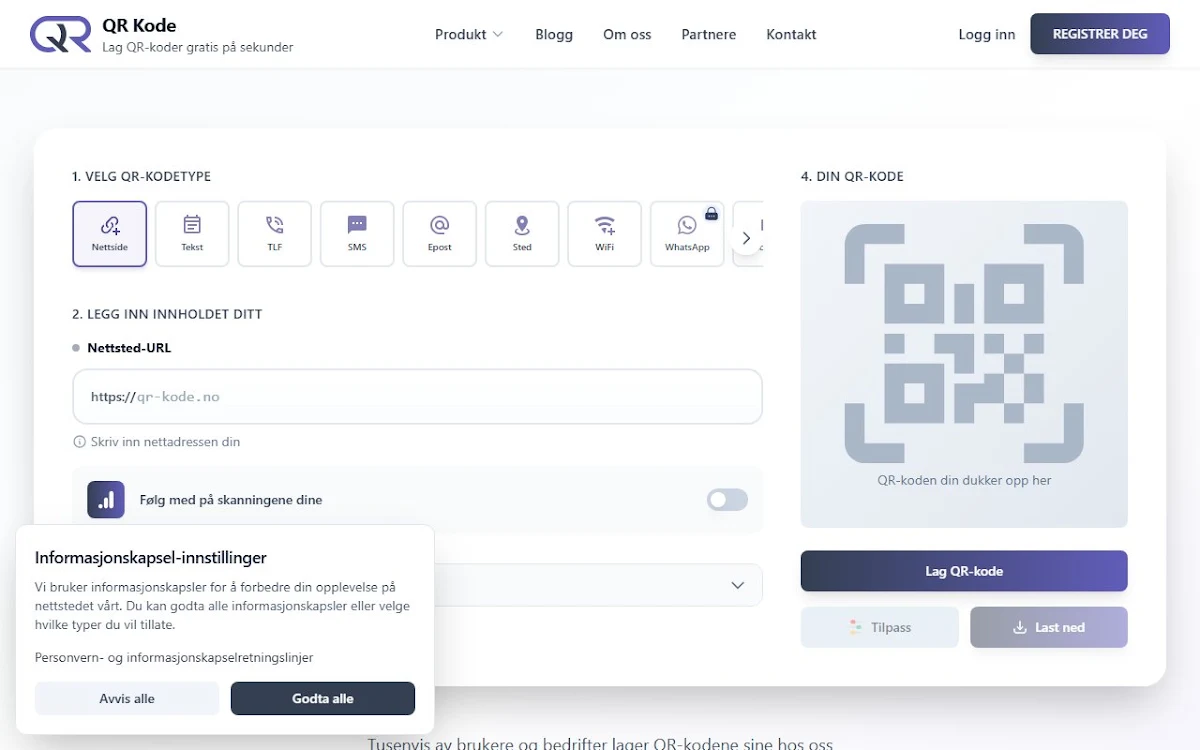 Captura de QR Code Generator - Premium
