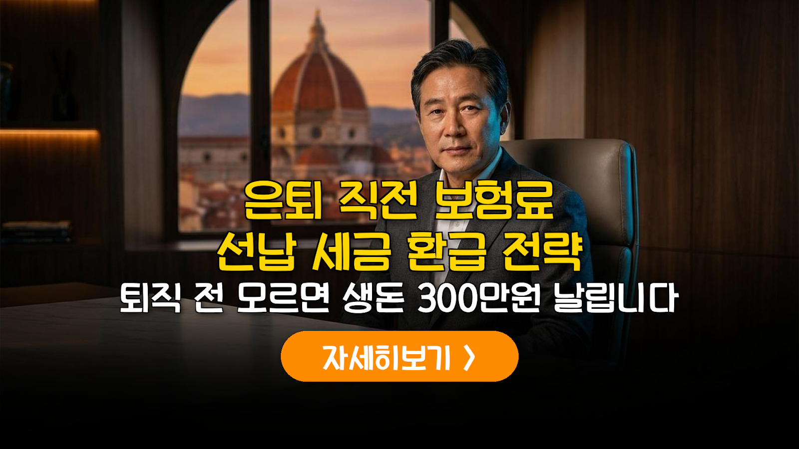 은퇴 전 보험료 선납: 피렌체 럭셔리 여행 자금 확보 전략