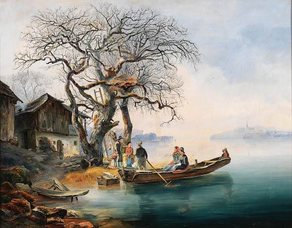 An Autumn Morning On Lake WöRthersee 1847