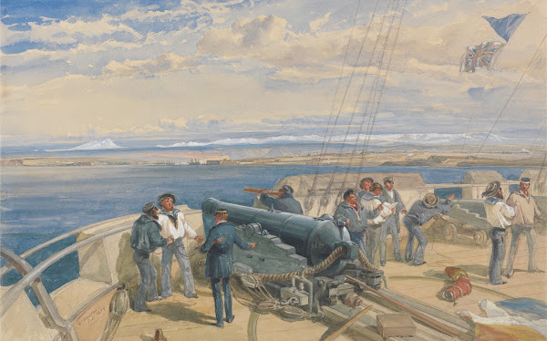 Sebastopol from the Sea Sketched from the Deck of H M S Sidon Feb 1855 1855